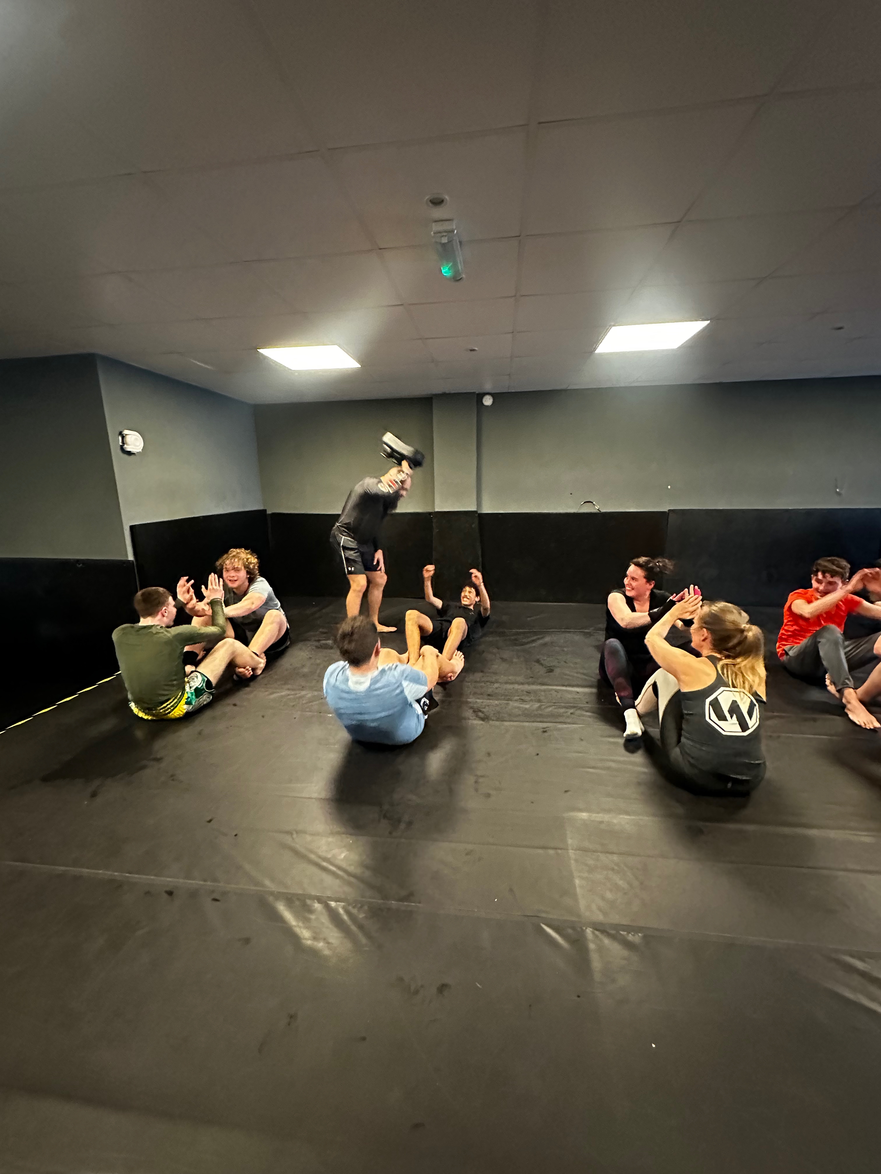 Training at Warrior Combat Gym Liverpool
